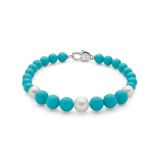 Bracciale Miluna Donna Terra E Mare in Perle Pasta di turchese PBR3667 - PBR3667